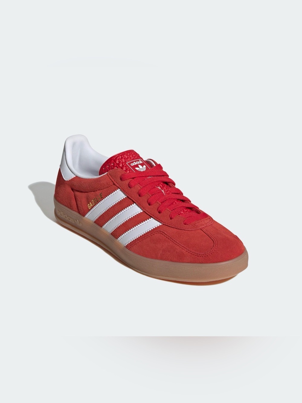 NWT Adidas Gazelle Indoor Better Scarlet Red White Gum JI2063 – Men’s 6 / W 7